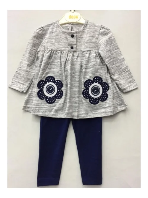 Komplet dziewczęcy DE 18801 (6M-18M) 3
