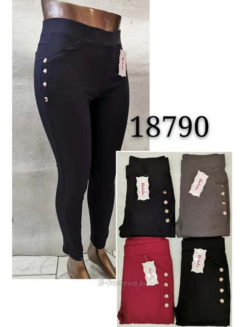 Spodnie damskie 18790 DUZY ROZMIAR (2XL-5XL)