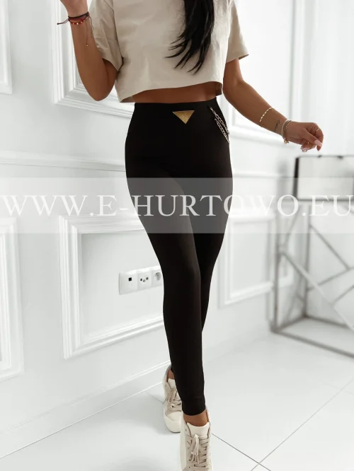 Leginsy damskie gładkie HHM5501