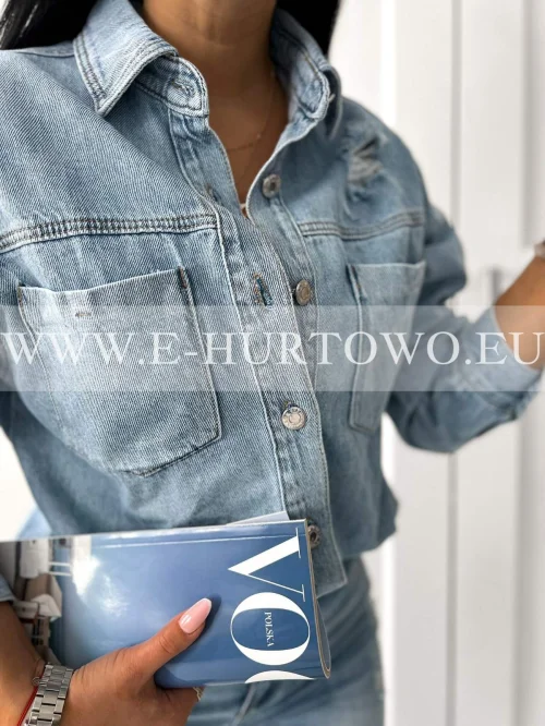 Koszula damska jeans SA47552