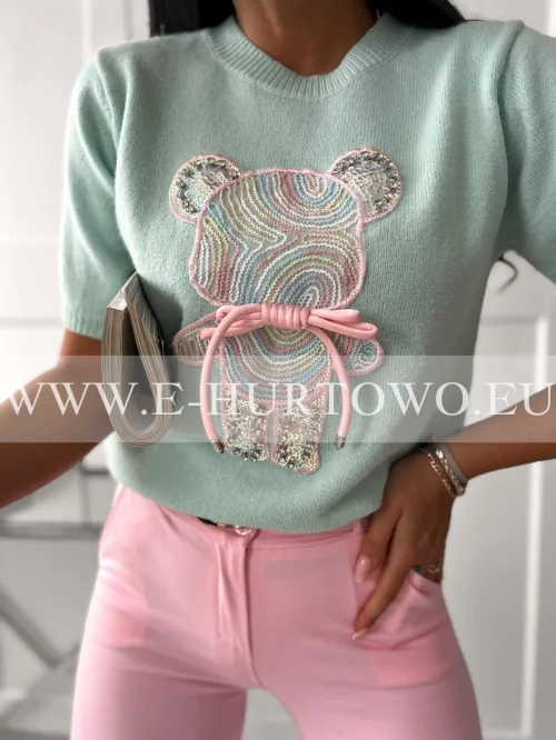 Bluzka sweterkowa damska BLD3690