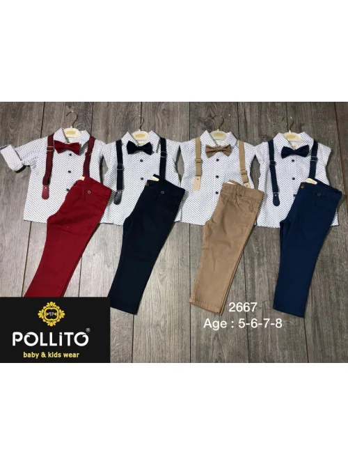 Komplet chłopięcy 2667 (5-8)