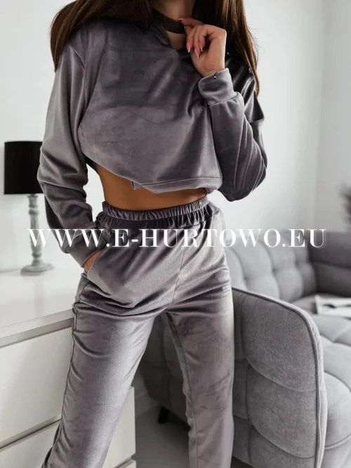 Komplet dres damski welurowy DA523301