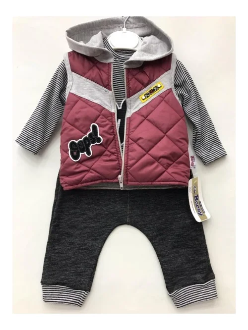 Komplet chłopięcy BRY19703 (9M-18M) 3