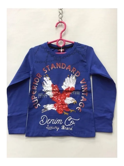 Bluzka chłopięca AT14340-1 lekko ociep.(5-8) 2