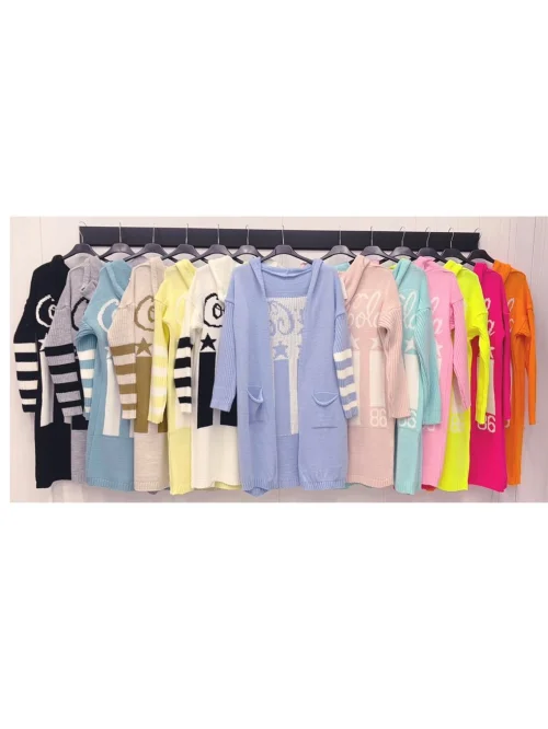 Swetry narzutki damskie SB2054