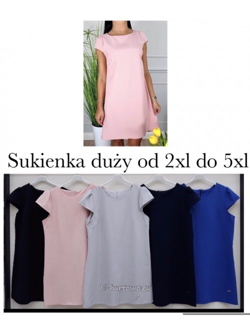 Sukienka damska LEN321 (2xl-5xl)