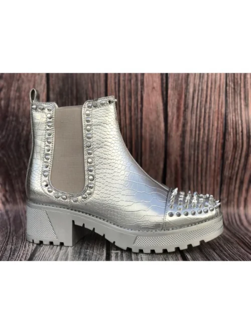 Obuwie damskie NC979 SILVER