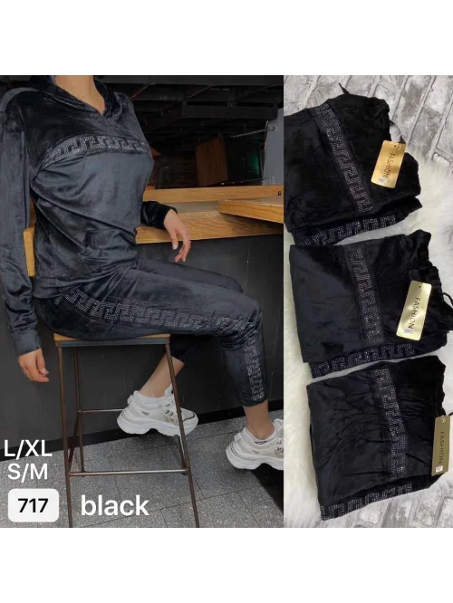Komplet dres damski AA77845 black