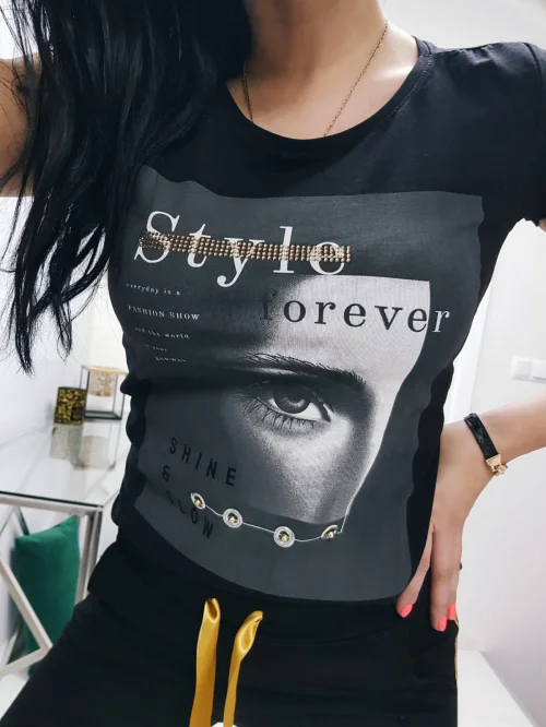 Bluzka damska BASIC MOT253 (S-XL)