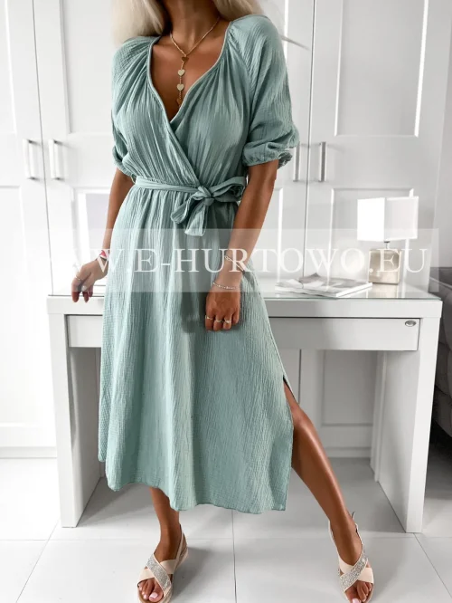 Sukienka damska muślin SG39857