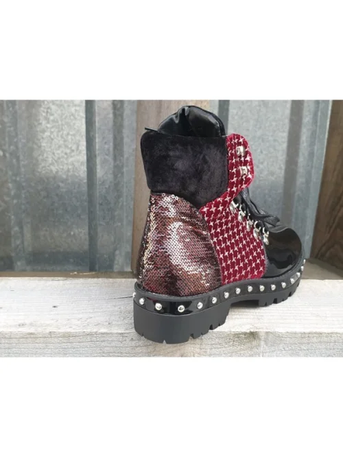 Obuwie damskie LL193 WINE (36-41)