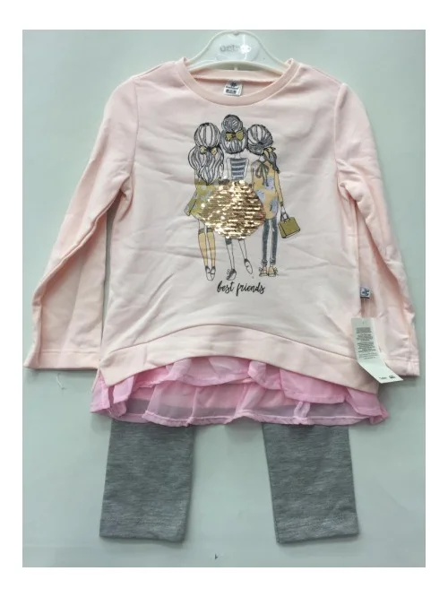Komplet dziewczęcy BB3010 (3L-7L) 4