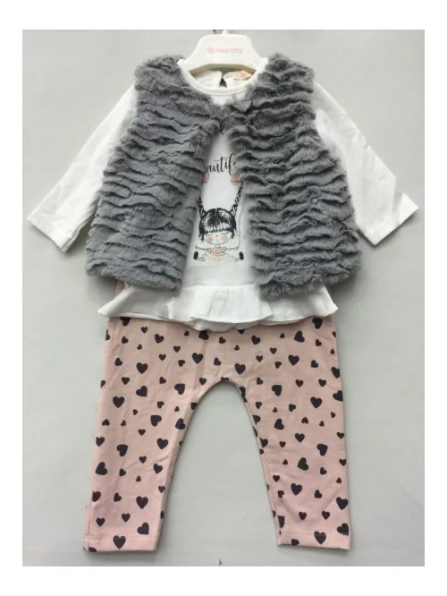 Komplet dziewczęcy ROSE 7470 ociep.(62-80) 2