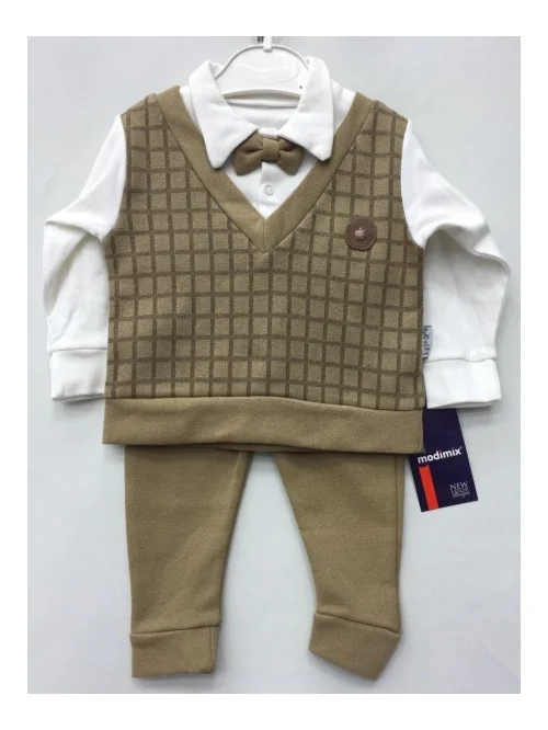 Komplet chłopięcy BB440 (6M-12M)