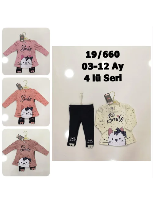 Komplet dziewczęcy 19-660