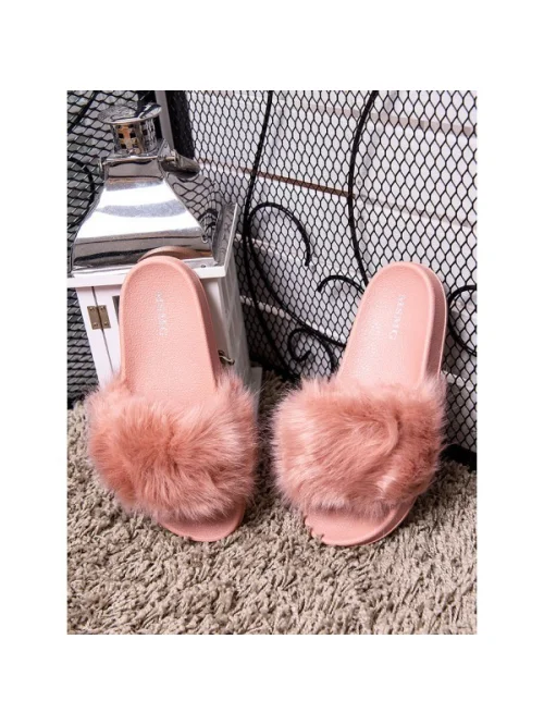 Klapki damskie HIT 100 PINK (37-42)
