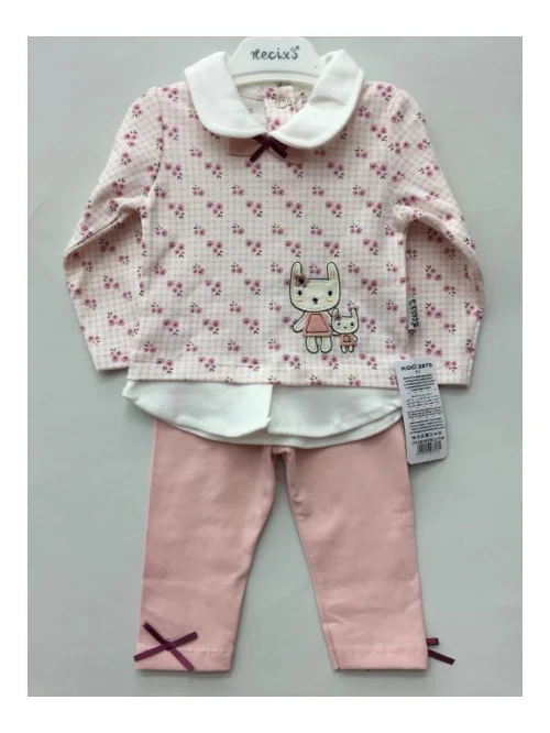 Komplet dziewczęcy NE 2870 (6M-12M) 1