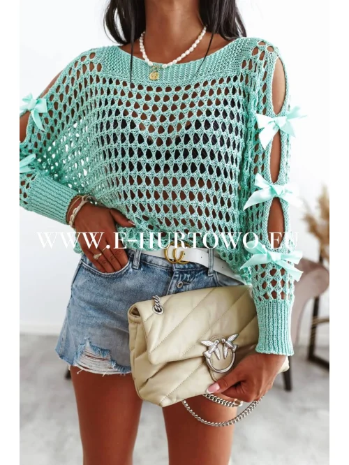 Sweterek damski narzutka SB2876