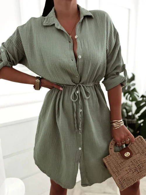 Sukienka damska muślinowa A22007