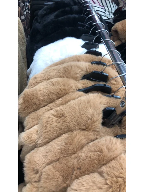 Płaszcz z sztucznego futerka DDS6696