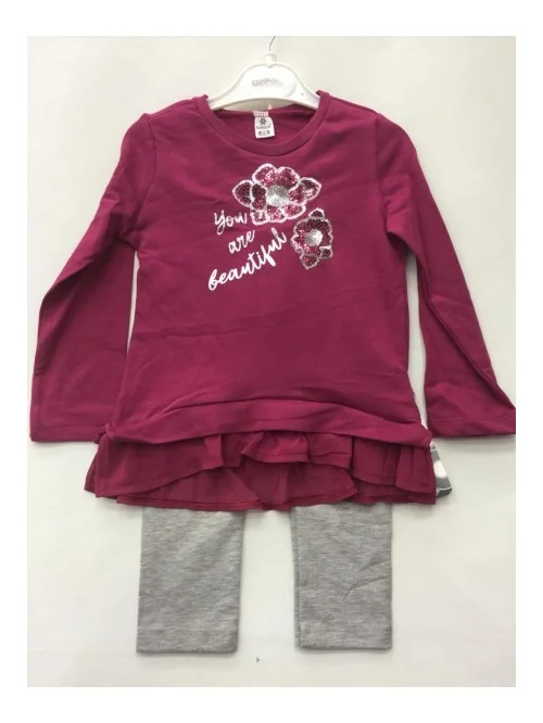 Komplet dziewczęcy BB3009 (3L-7L) 6
