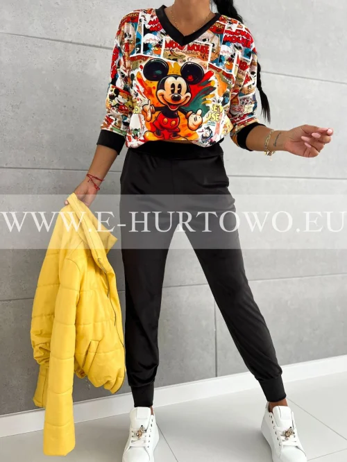 Komplet dresowy welurowy IKN6602