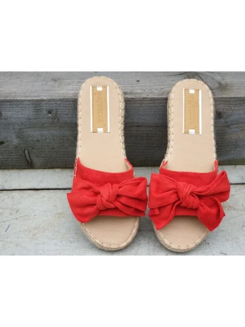 Klapki damskie A648 RED (36-41)
