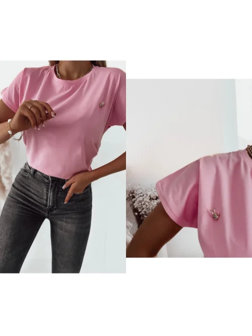 Bluzka damska z broszką MOT66634