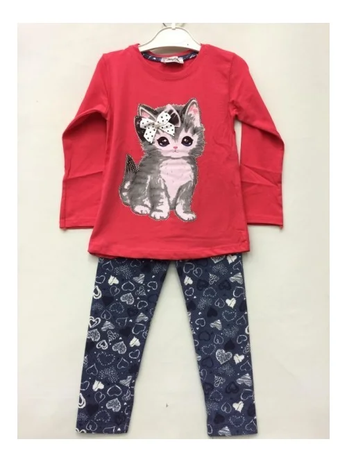 Komplet dziewczęcy AT17262-1 (5-8) 5