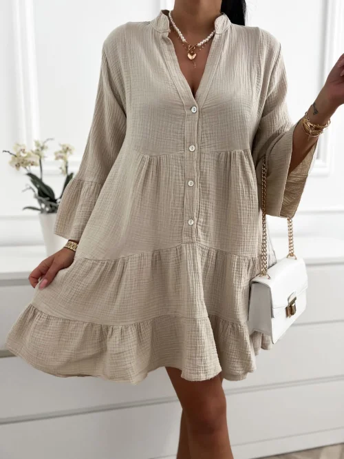 Sukienka damska muślinowa A2203