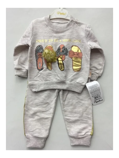 Komplet dziewczęcy PP 3773 (6M-24M) 2