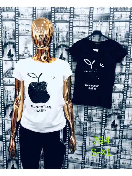 Bluzka damska MOT1003 BASIC (S-XL)