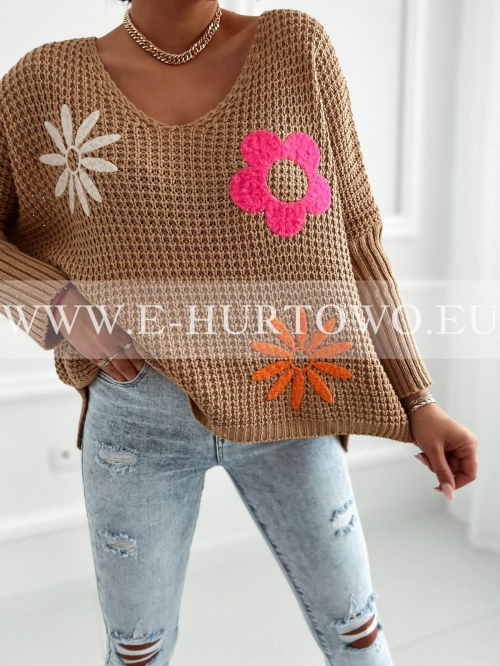 Bluzka sweterkowa damska SDE670