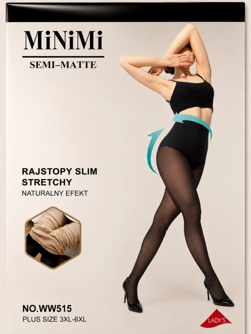 Rajstopy druga skóra WW515 DUZY NUMER