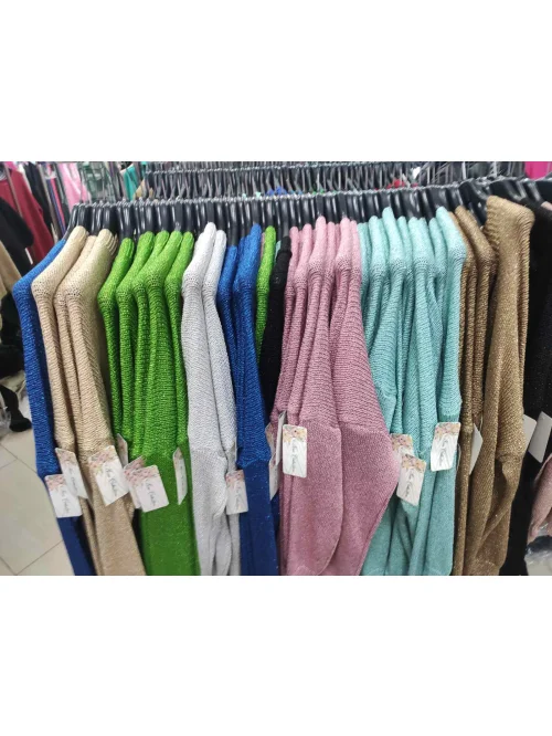 Narzutka damska lurex DK19822