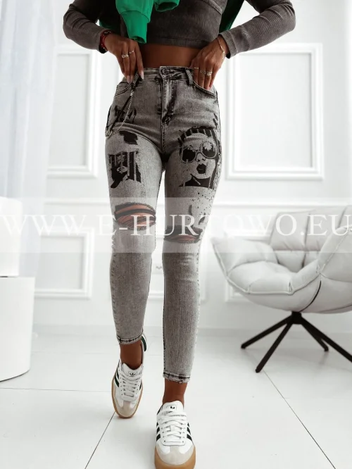 Spodnie damskie E33774