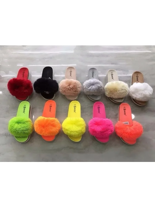 Buty damskie klapki MI012
