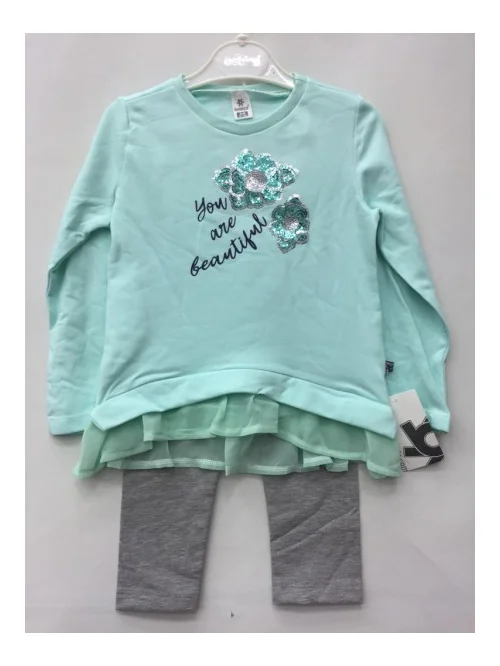 Komplet dziewczęcy BB3009 (3L-7L) 3