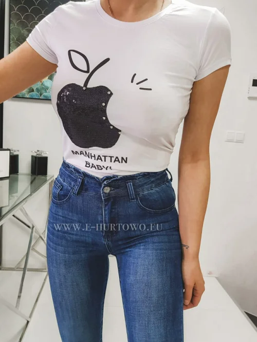 Bluzka damska MOT1003 BASIC (S-XL)