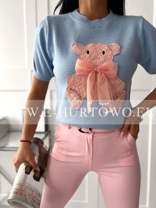 Bluzka sweterkowa damska BLD3688