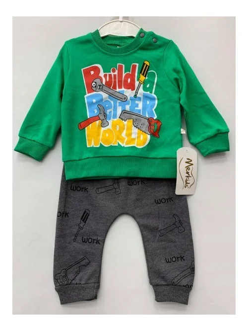 Komplet chłopięcy ME107 (9M-18M) 2