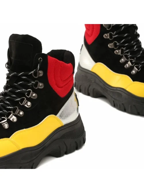 Obuwie damskie 8477 8477 BLACK YELLOW