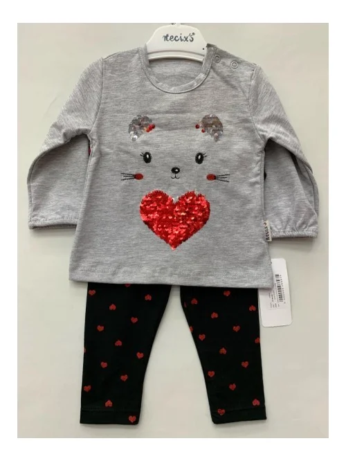 Komplet dziewczęcy NE 2869 (6M-12M) 1