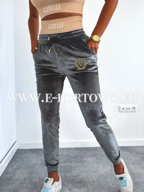 Spodnie damskie welurowe LLT8336