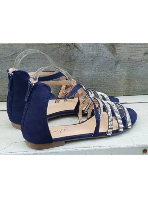 Sandały damskie L6339 BLUE (36-41)