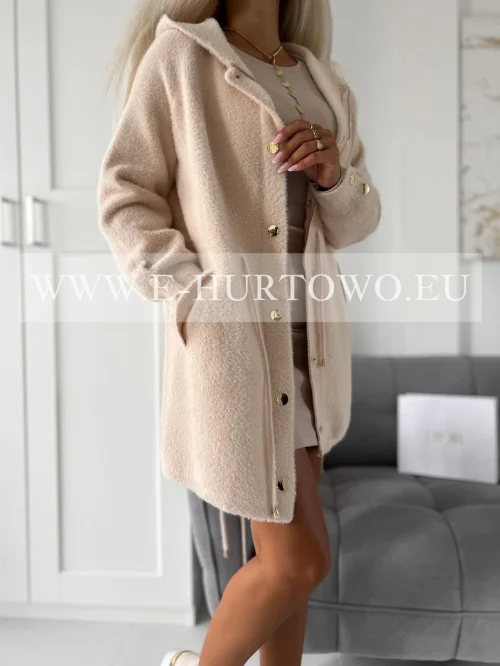 Płaszcz damski typu Alpaka FD25