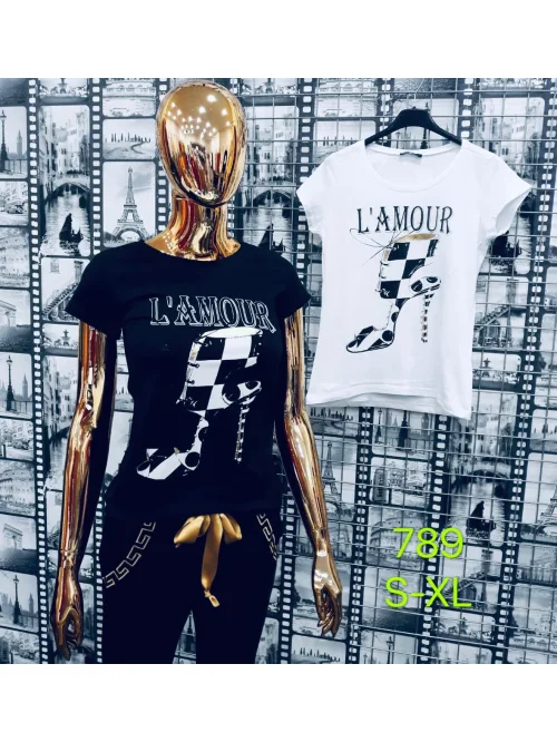 Bluzka damska MOT1004 BASIC (S-XL)