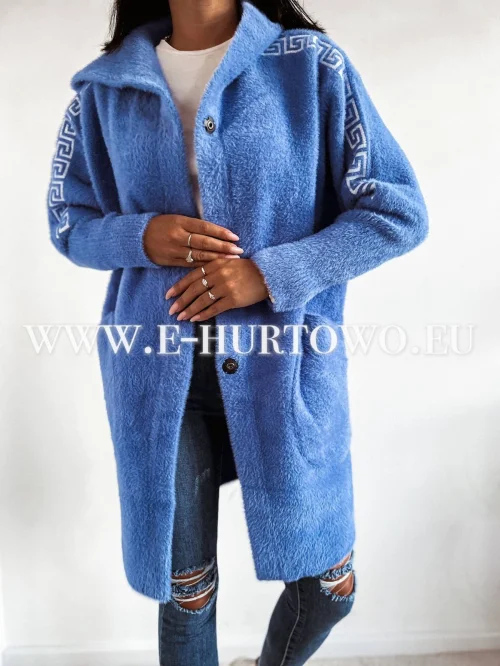 Płaszcz damski typu alpaka SA3815