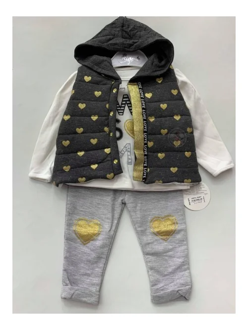 Komplet dziewczęcy HP 0275 (6M-18M) 3